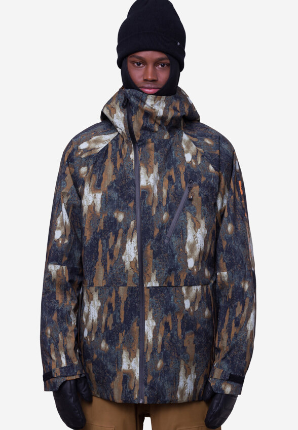 Куртка сноубордическая мужская 686 GORE-TEX Hydra Thermagraph, Коричневый