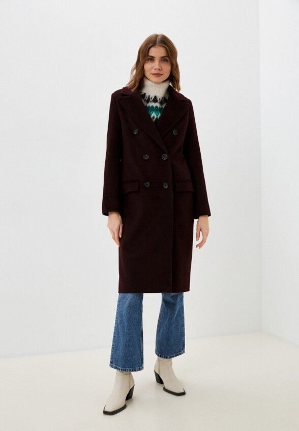 Пальто двубортное To Be One