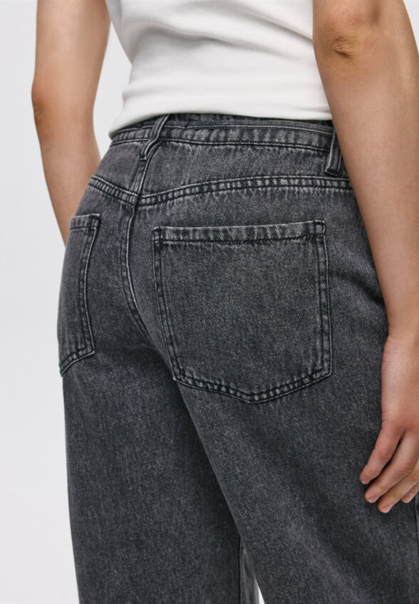 Джинсы WIDE LEG с низкой посадкой