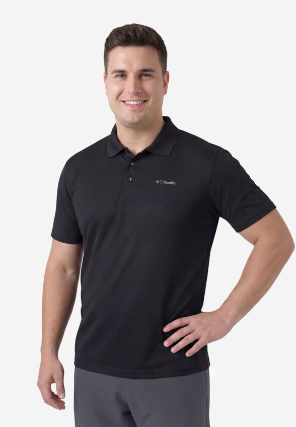 Поло мужское Columbia Utilizer Polo, Plus Size, Черный