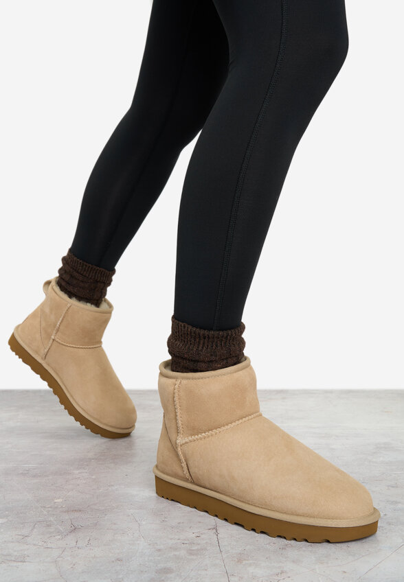 Угги женские UGG Classic Mini II, Бежевый