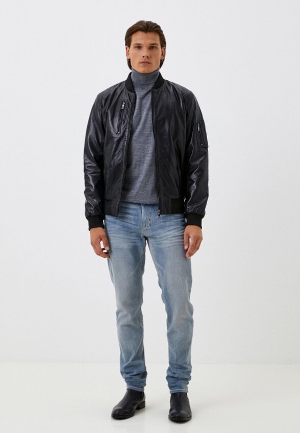 Куртка кожаная Jorg Weber
