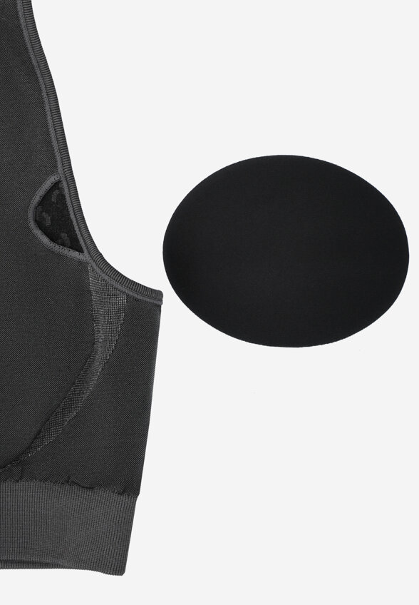 Топ бра спортивный Demix HighFlow Seamless Longline, Серый