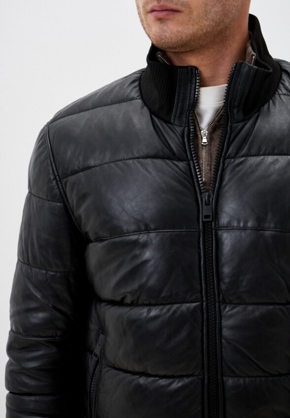 Куртка кожаная Urban Fashion for Men