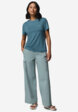 Футболка женская Columbia Parsons Point SS Logo Tee, Синий3  - превью