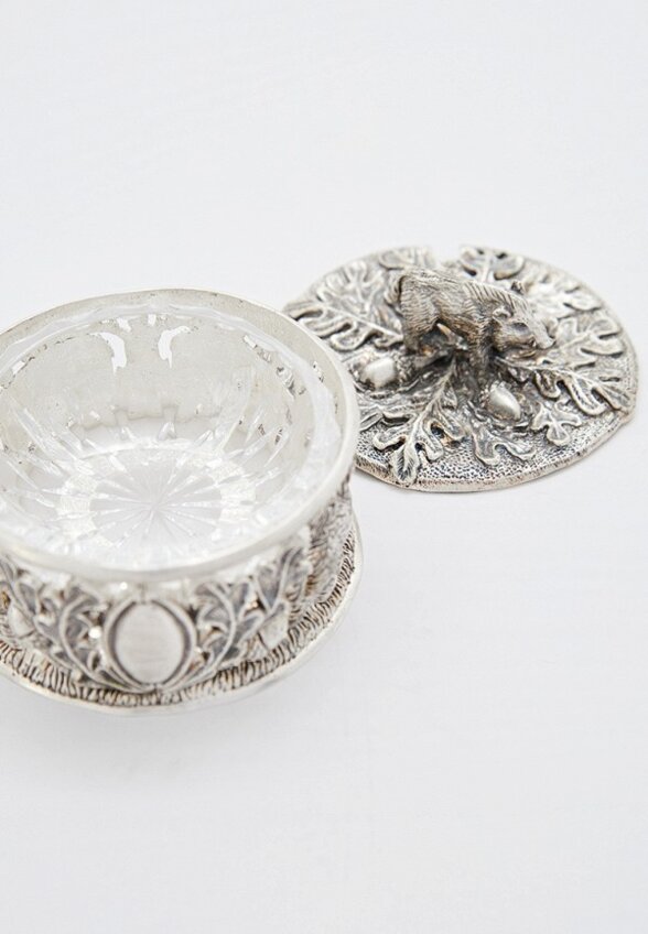 Солонка Кольчугинский мельхиор