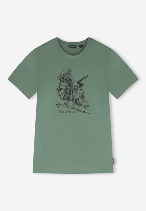 Футболка мужская Outventure, Зеленый