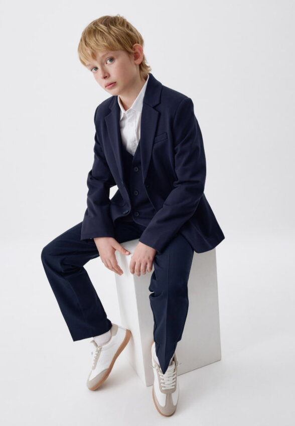 Трикотажный пиджак Slim fit для мальчиков
