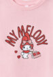 Футболка с принтом Hello Kitty для девочек6  - превью