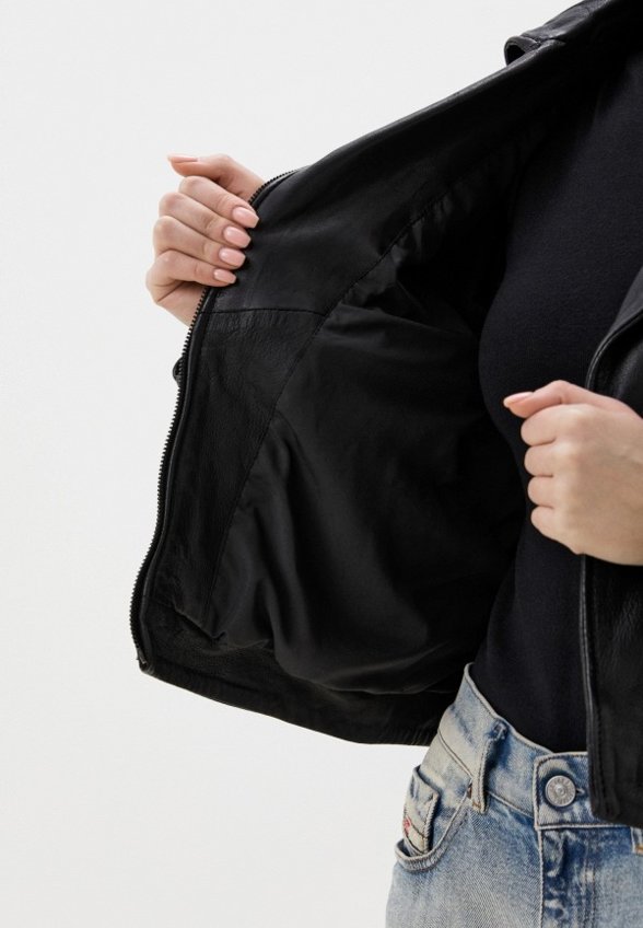 Куртка кожаная Снежная Королева