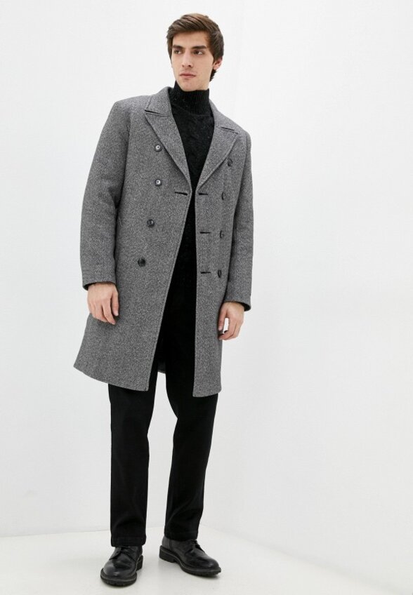 Пальто двубортное Misteks design