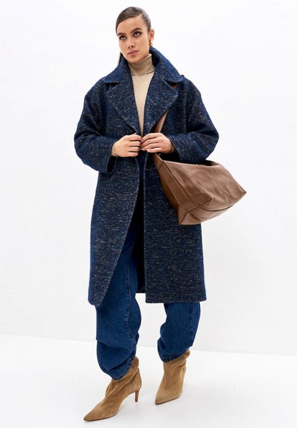 Пальто-кокон Rozhkova