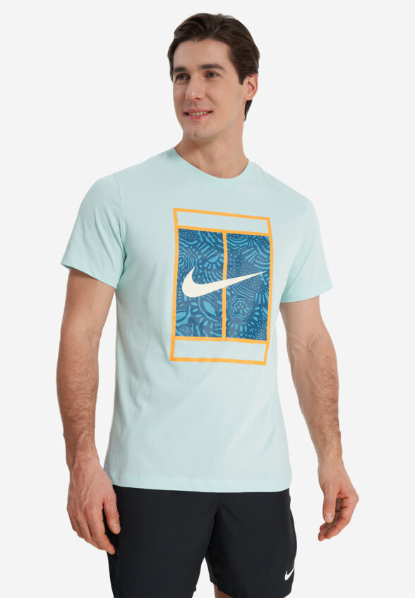Футболка мужская Nike Court, Зеленый