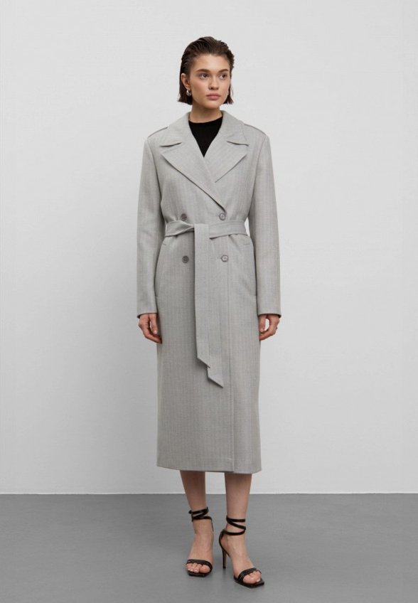 Пальто двубортное I Am Studio