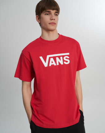 Футболка мужская Vans Classic SS, Красный женщинам