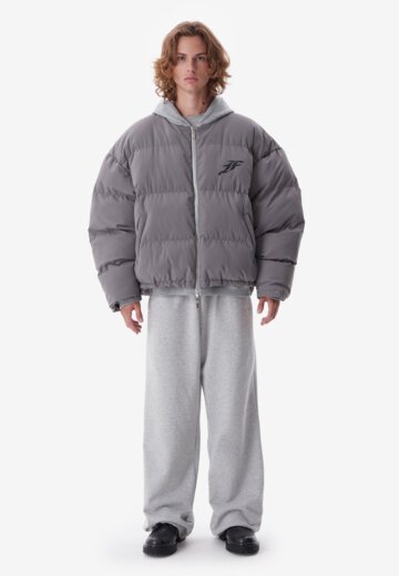 Бомбер зимний двусторонний Reversible Grey FABLE