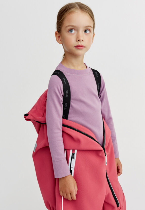 Комбинезон из Softshell на флисе для девочек