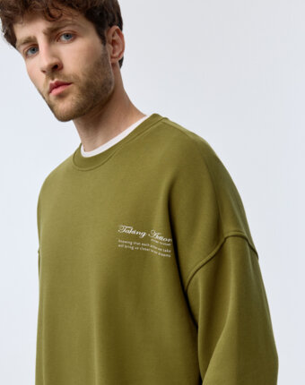 Свитшот OVERSIZE FIT из футера мужчинам