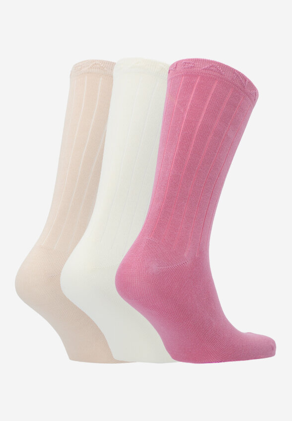 Носки женские Sensana, 3 пары, Розовый