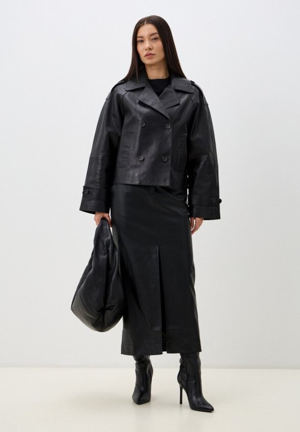 Куртка кожаная Снежная Королева