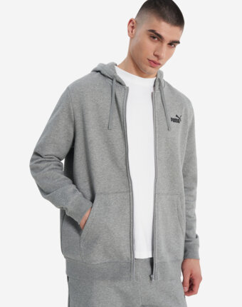 Толстовка мужская PUMA Ess No. 1 Logo, Серый женщинам
