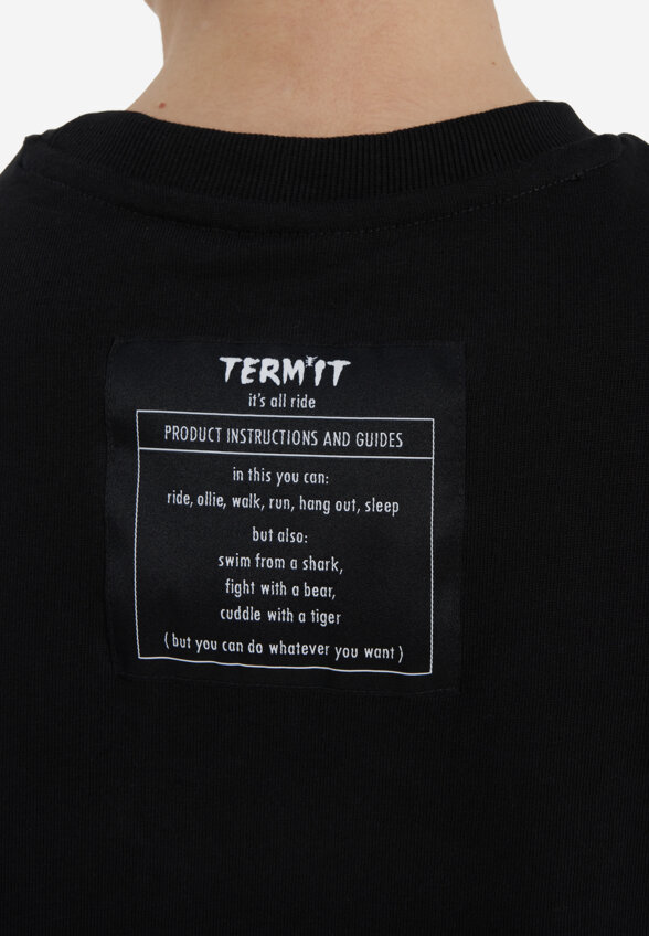 Футболка женская оверсайз Termit, Черный
