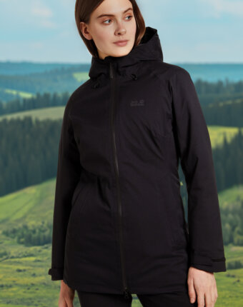 Куртка утепленная женская Jack Wolfskin Stirnberg, Черный женщинам