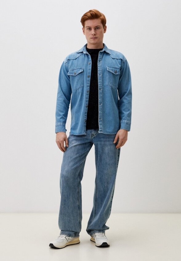 Рубашка джинсовая Gaxgax