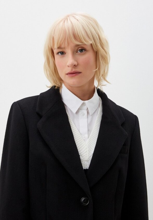 Пальто однобортное Madzerini