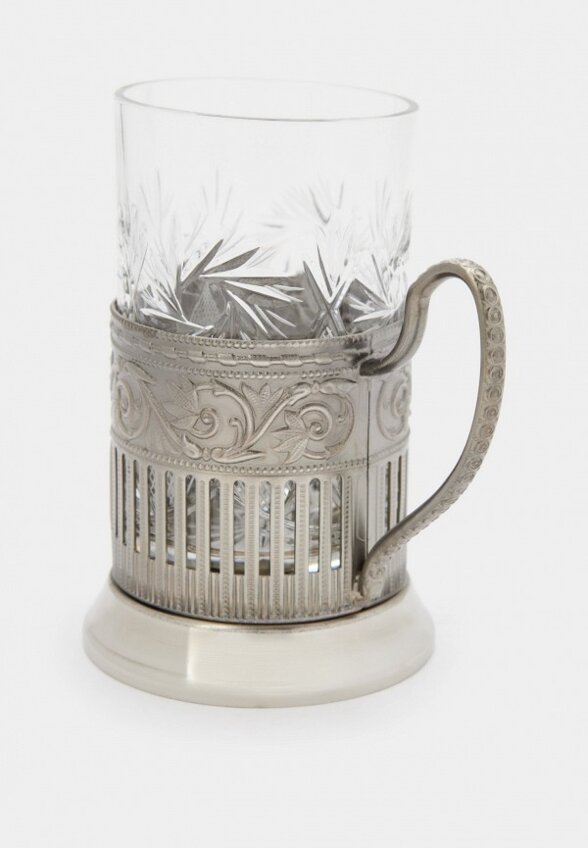 Стакан с подставкой Кольчугинский мельхиор