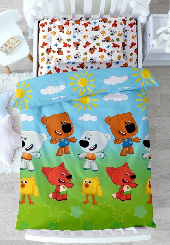 Постельное белье 1,5-спальное Непоседа
