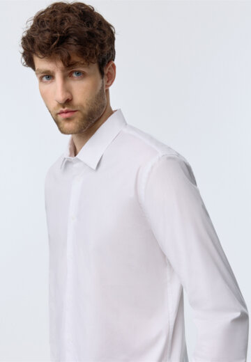 Базовая рубашка свободного кроя