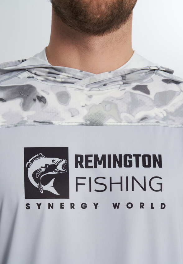 Лонгслив мужской Remington Fishing Sun And Mosquito Protection Style 5, Серый