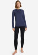 Термобелье верх женское Columbia Midweight Stretch Long Sleeve Top, Синий3  - превью