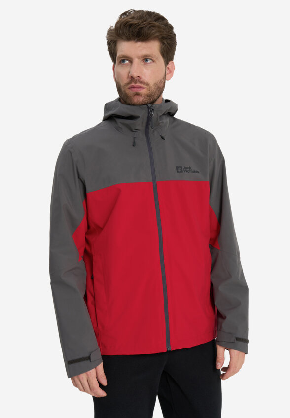 Куртка мембранная мужская Jack Wolfskin Weiltal, Красный