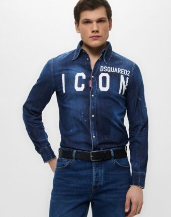 Рубашка джинсовая Dsquared2 мужчинам