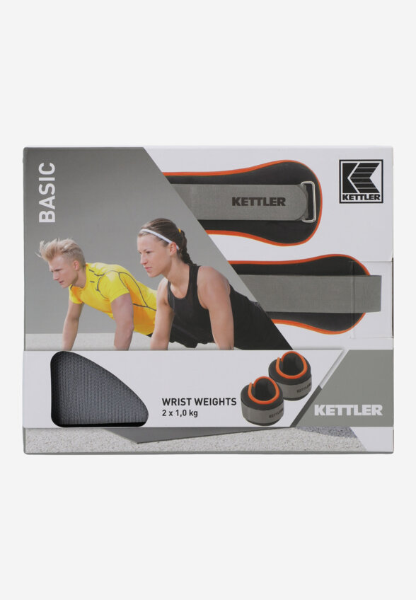 Утяжелители для рук KETTLER, 2 х 1 кг, Черный