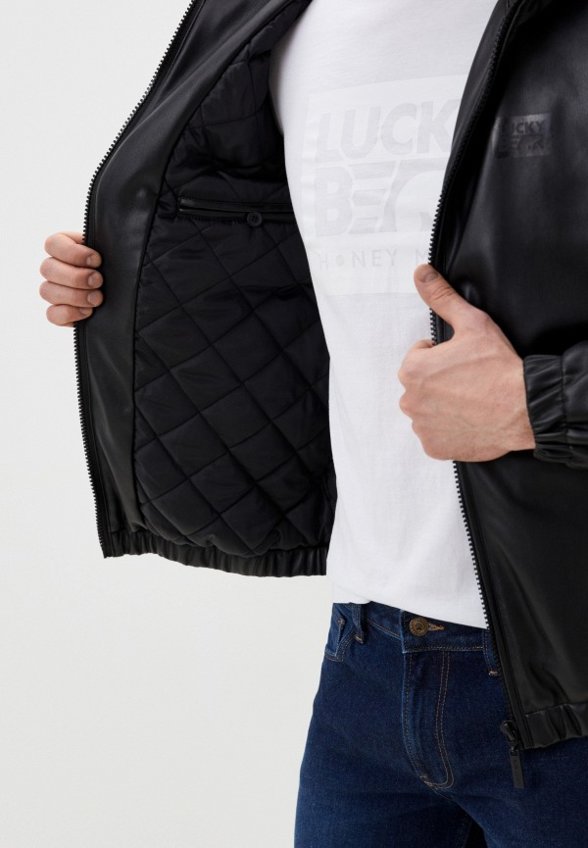 Куртка кожаная Lucky Bear