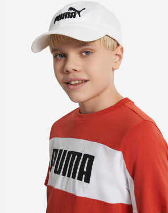 Бейсболка для мальчиков PUMA Ess No.1 Logo, Белый женщинам