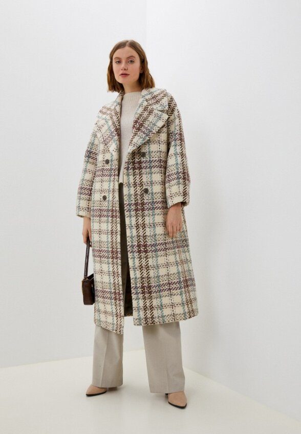 Пальто двубортное Anis