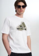 Футболка мужская adidas Camo Mod, Белый1  - превью
