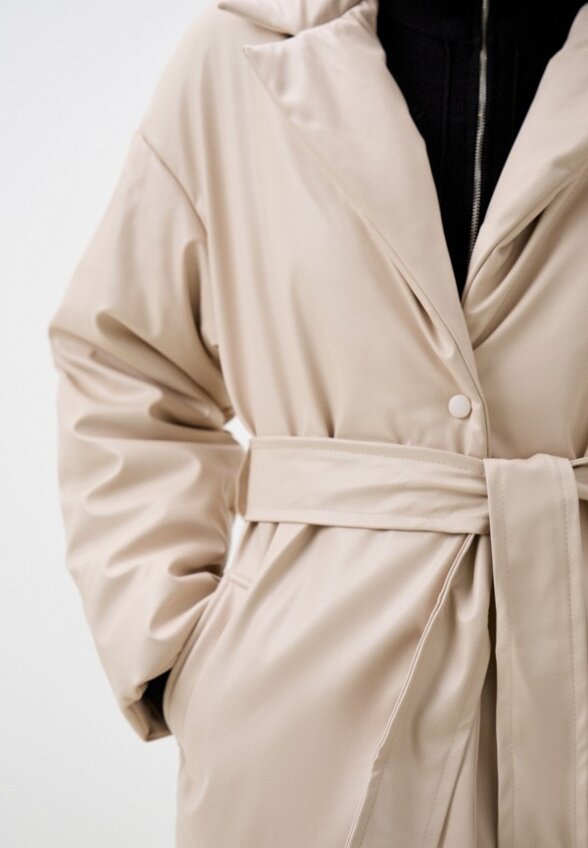 Куртка кожаная утепленная AME