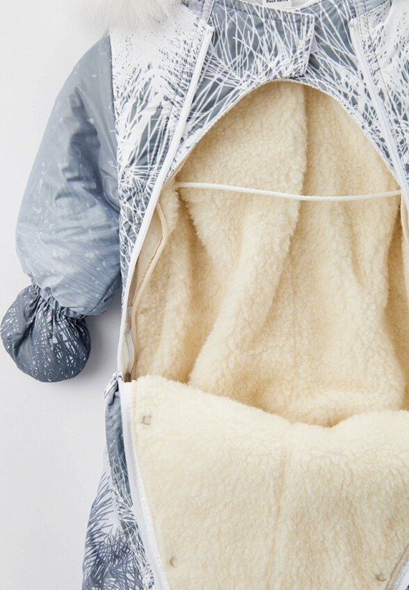 Комбинезон утепленный, варежки и пинетки Alex Junis