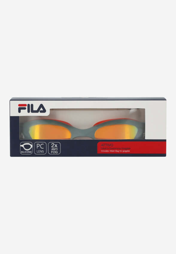 Очки для плавания FILA Attivo Mirror, Зеленый