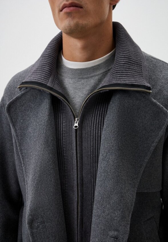 Пальто двубортное Qwentiny