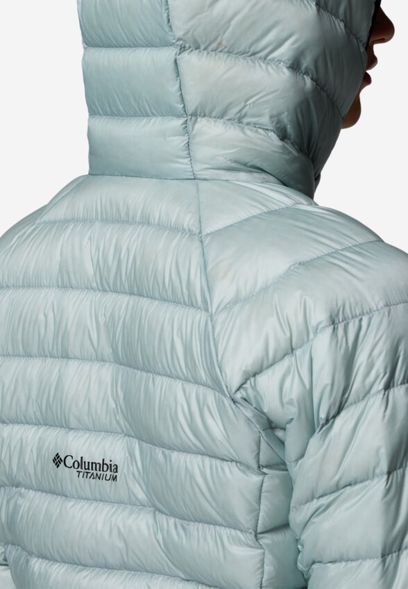 Пуховик женский Columbia Arctic Crest Down Hooded Jacket, Голубой