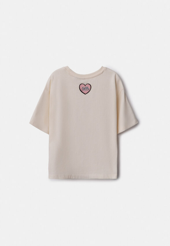Футболка оверсайз для девочек из коллекции SELA × L.O.L.