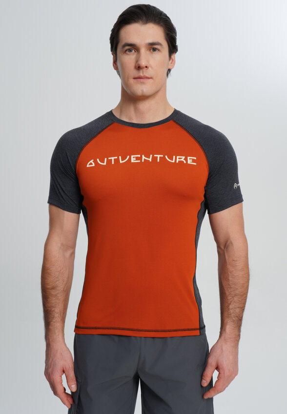 Футболка мужская Outventure Malgora, Оранжевый