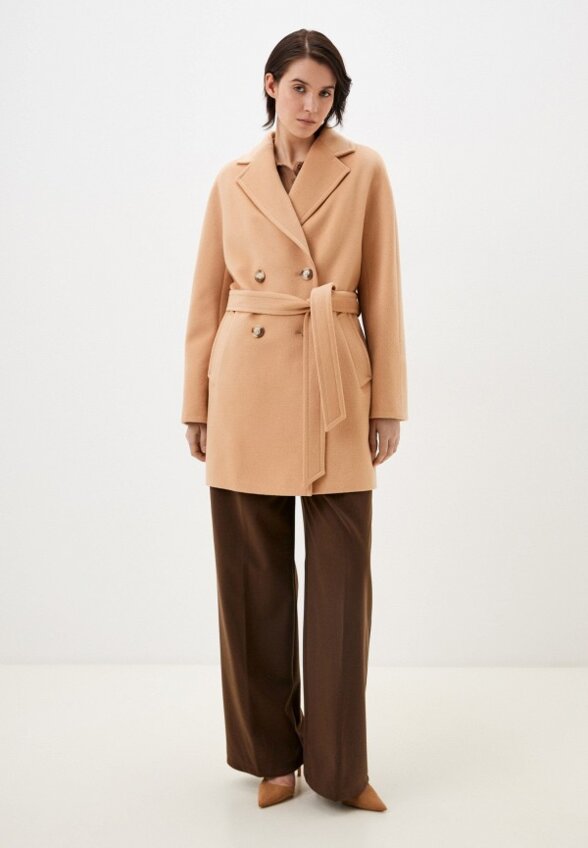 Пальто двубортное Pompa