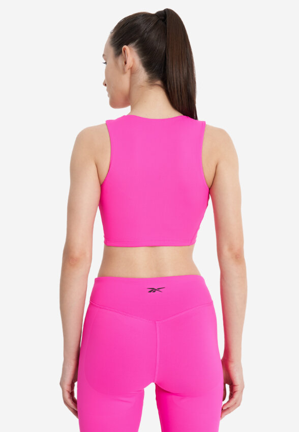 Топ бра спортивный Reebok Lux Contour, Розовый